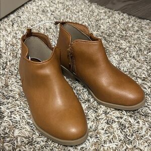 Old Navy Tan Slip-On Ankle Boots